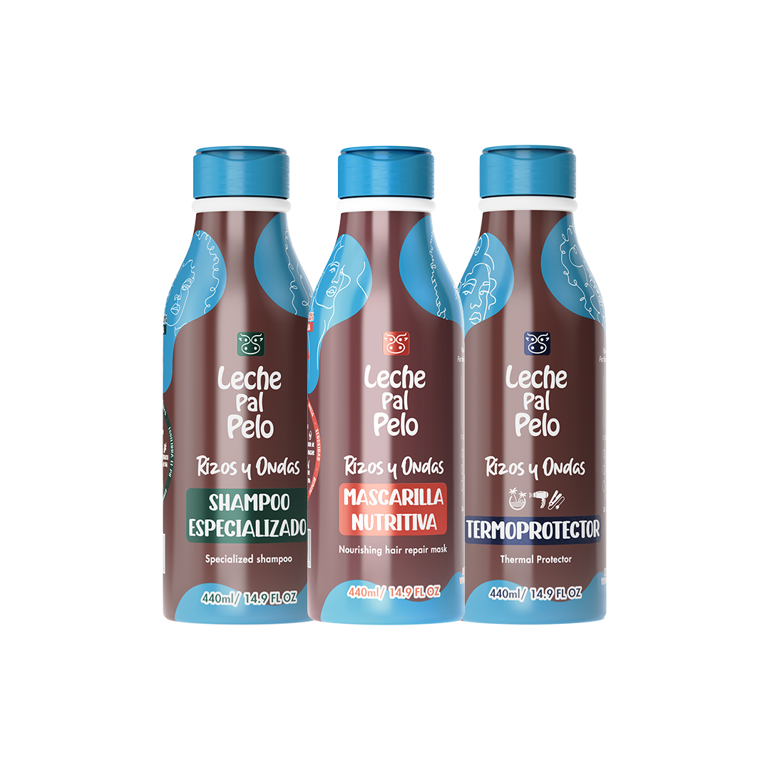Kit Línea Rizos y Ondas x 3 (250 - 440ml)